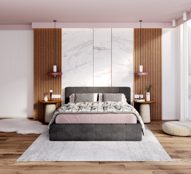 Łóżko tapicerowane FLORIDA