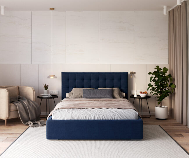 Łóżko tapicerowane LUCERNA